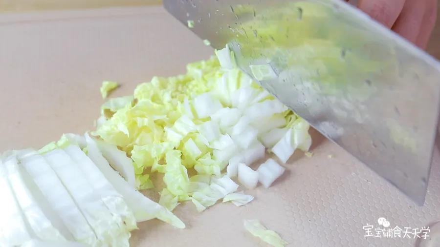 大白菜切碎