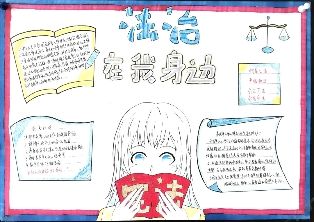 小学生法制宣传小报简单又漂亮-图8