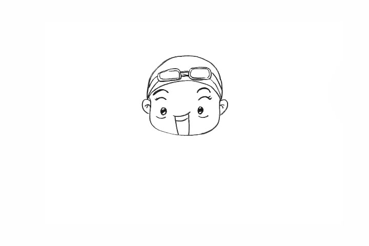 洪荒之力美少女傅园慧简笔画-图5