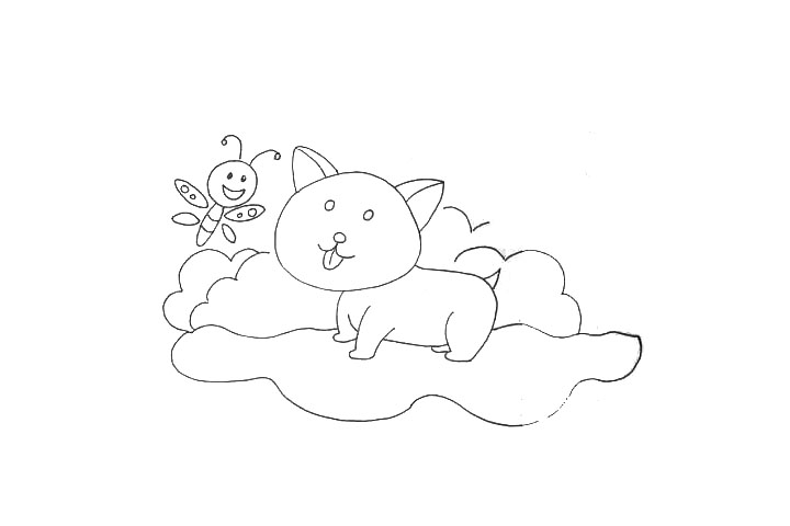 可爱柯基儿童画教程-图5