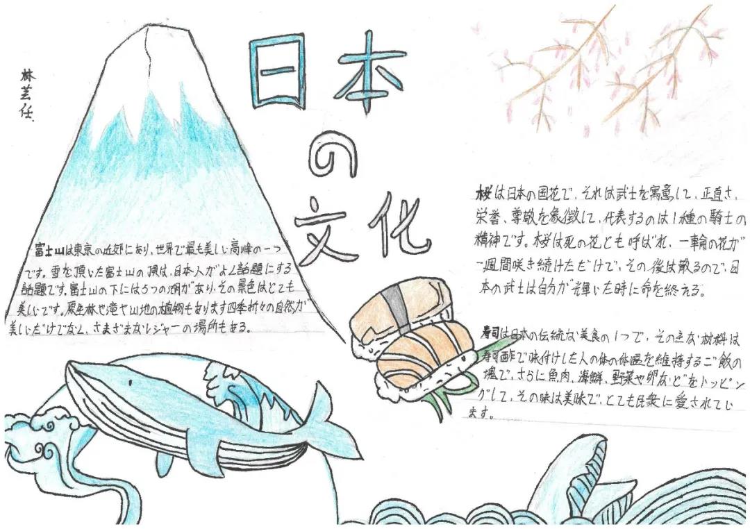 日本文化手抄报优秀作品-图5
