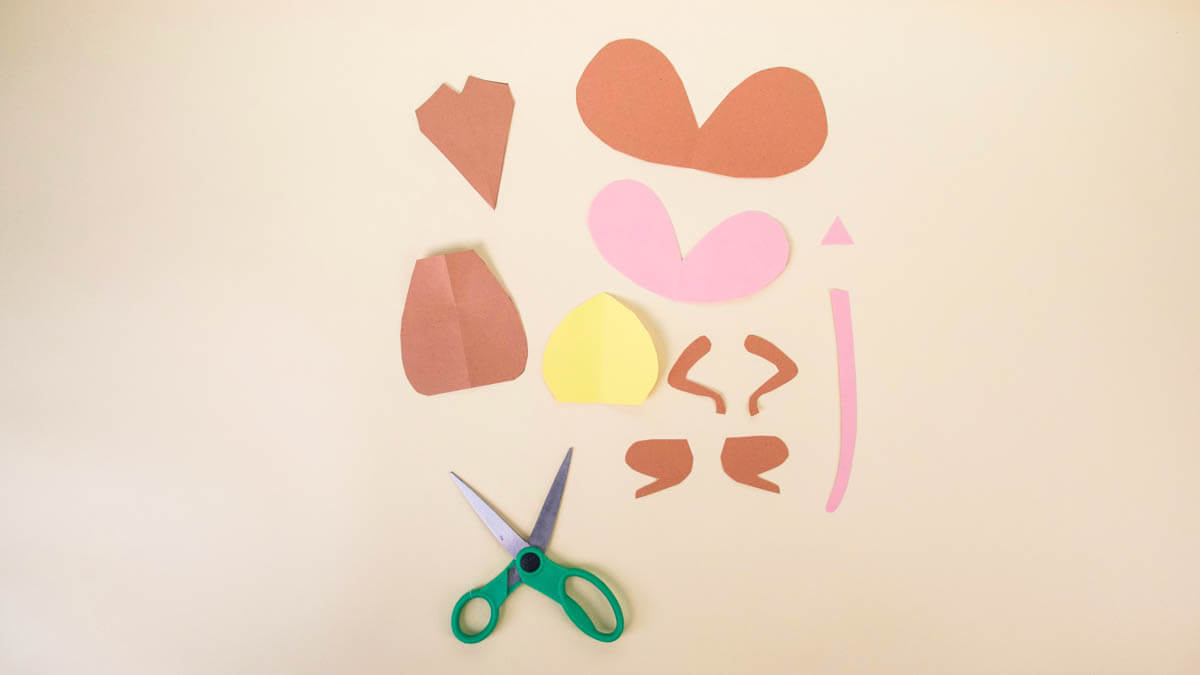 步骤8：剪出所有形状！