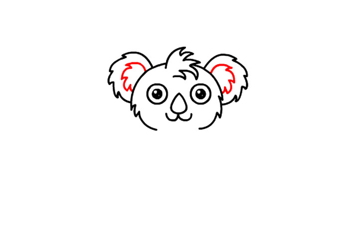 如何画可爱考拉宝宝-图6