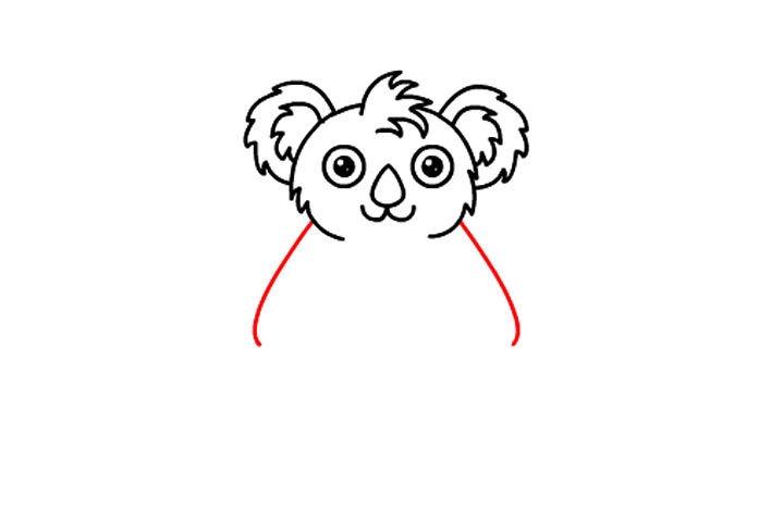 如何画可爱考拉宝宝-图7
