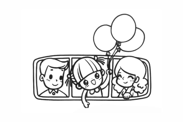 六一儿童节儿童画教程-图5