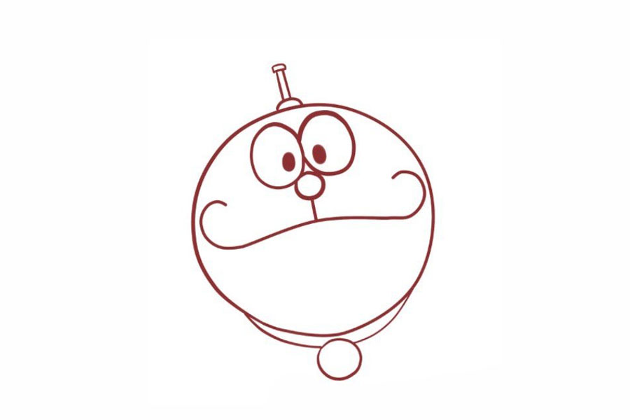 怎么画哆啦A梦-图4
