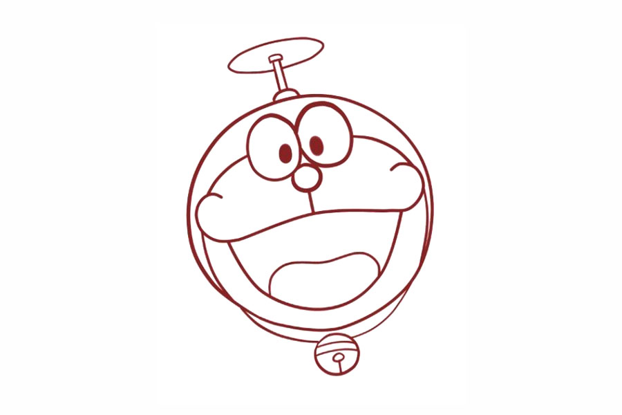怎么画哆啦A梦-图7
