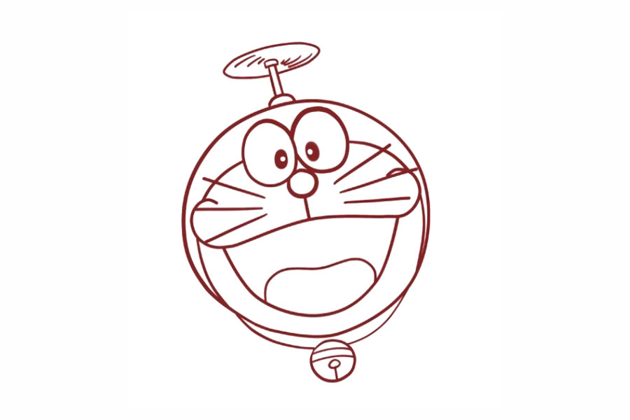 怎么画哆啦A梦-图8