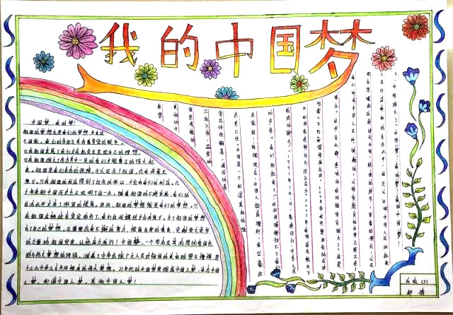 关于拥抱中国梦的手抄报教程-图4