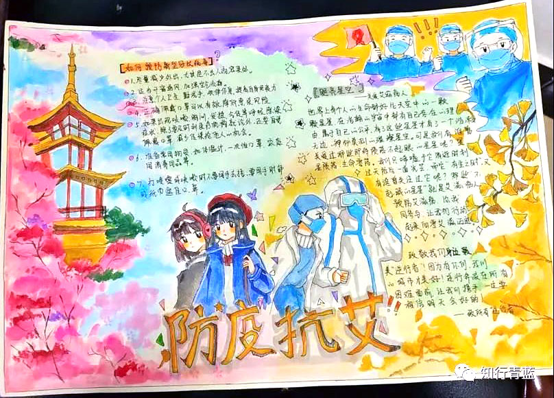 怎么画全球新冠肺炎疫情手抄报-图2