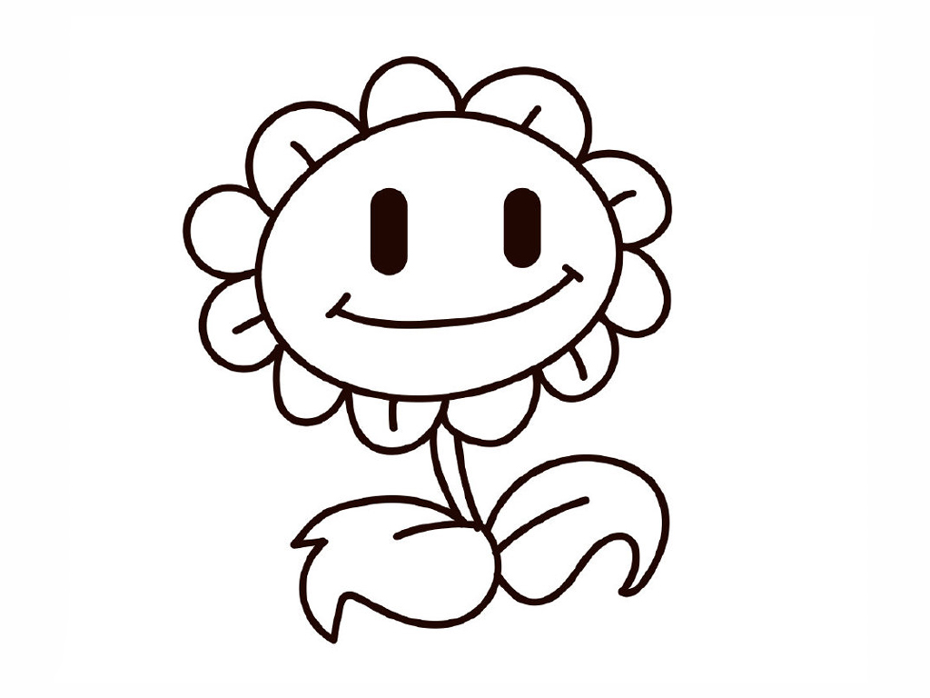 植物大战僵尸太阳花简笔画教程-图6