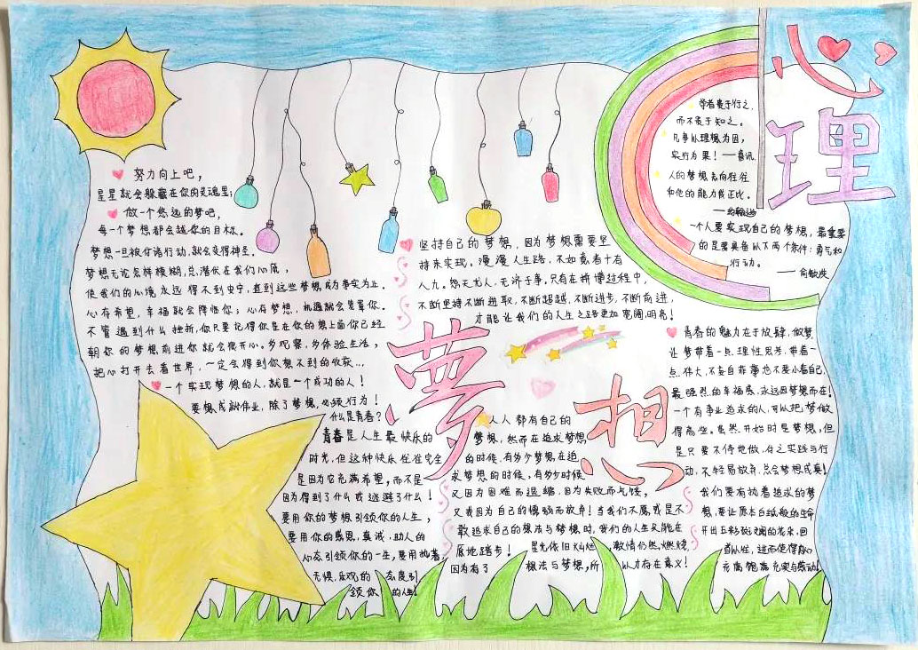 健康阳光心理知识手抄报-图5