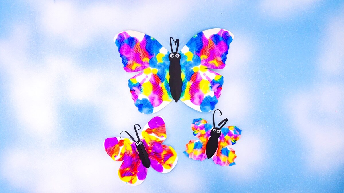 手把手教你做简单的蝴蝶手工