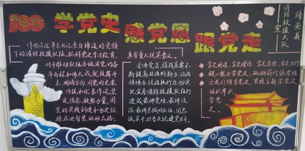学党史感党恩版面设计图-图6