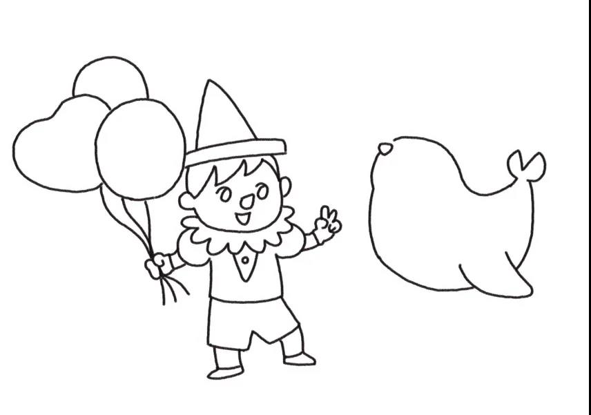 六一儿童节海洋公园主题儿童画-图4