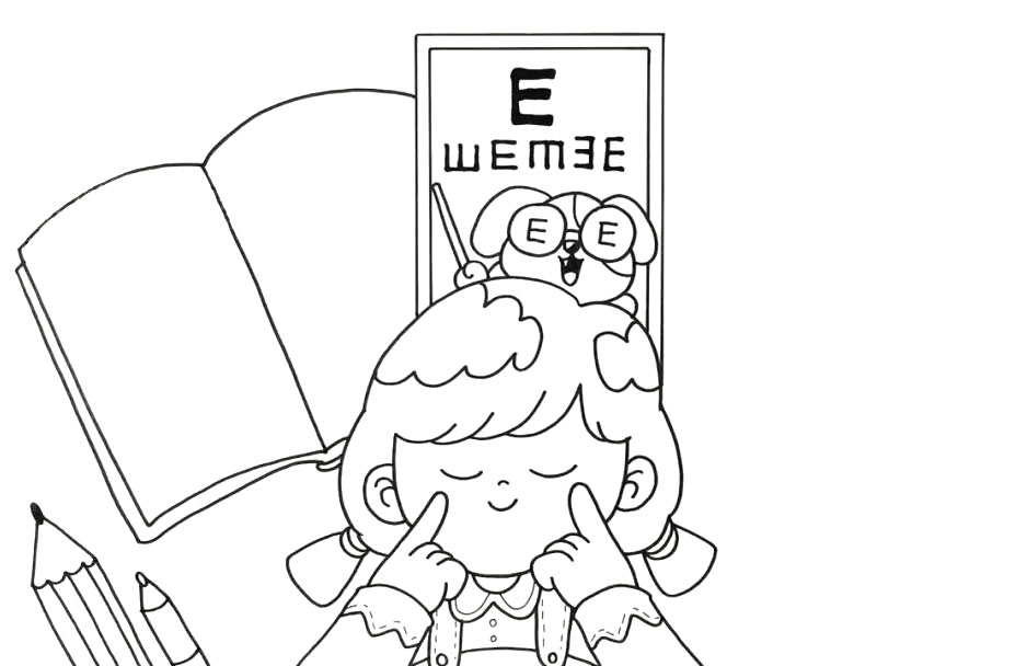 爱眼日手抄报怎么画-图3