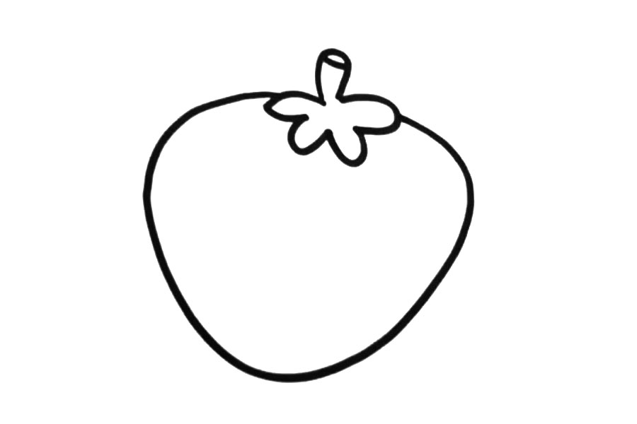 红红的草莓怎么画-图3