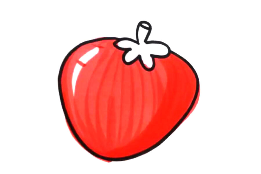 红红的草莓怎么画-图4