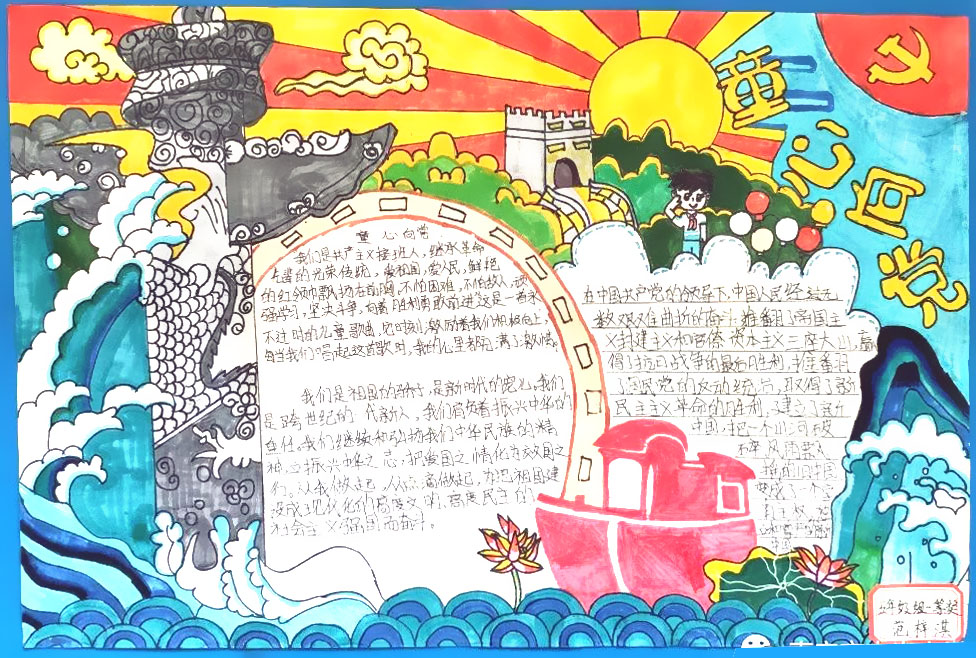 学党史，做新时代少先队员手抄报-图2