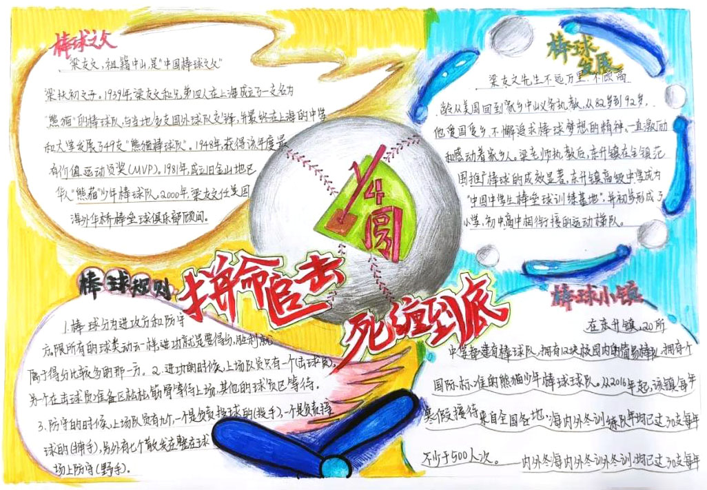 美丽的家乡手抄报图片-图1