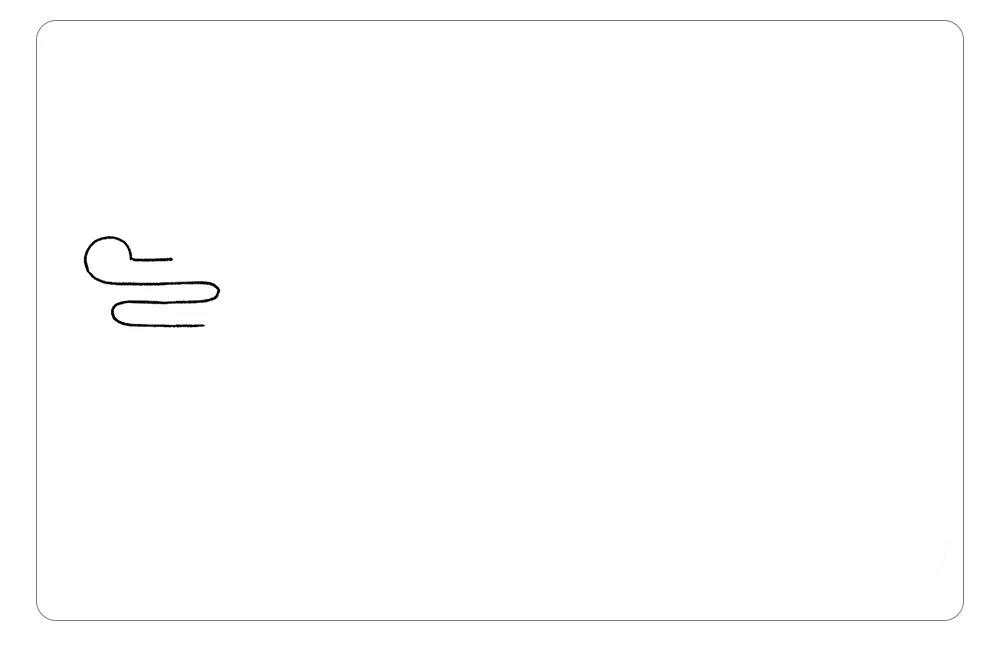 步骤1：首先，曲折线画出龙的嘴巴部分