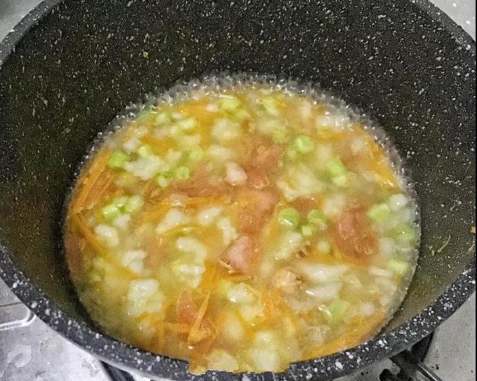 再次煮开后，再煮3分钟即可。