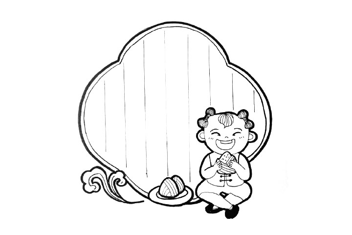 端午节手抄报边框素材-图4