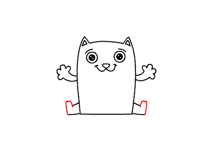 可爱小猫怎么画-图11