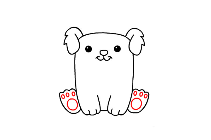 可爱小狗怎么画-图11