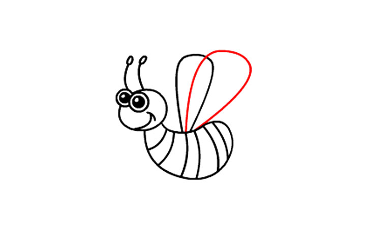 可爱小蜜蜂怎么画-图10