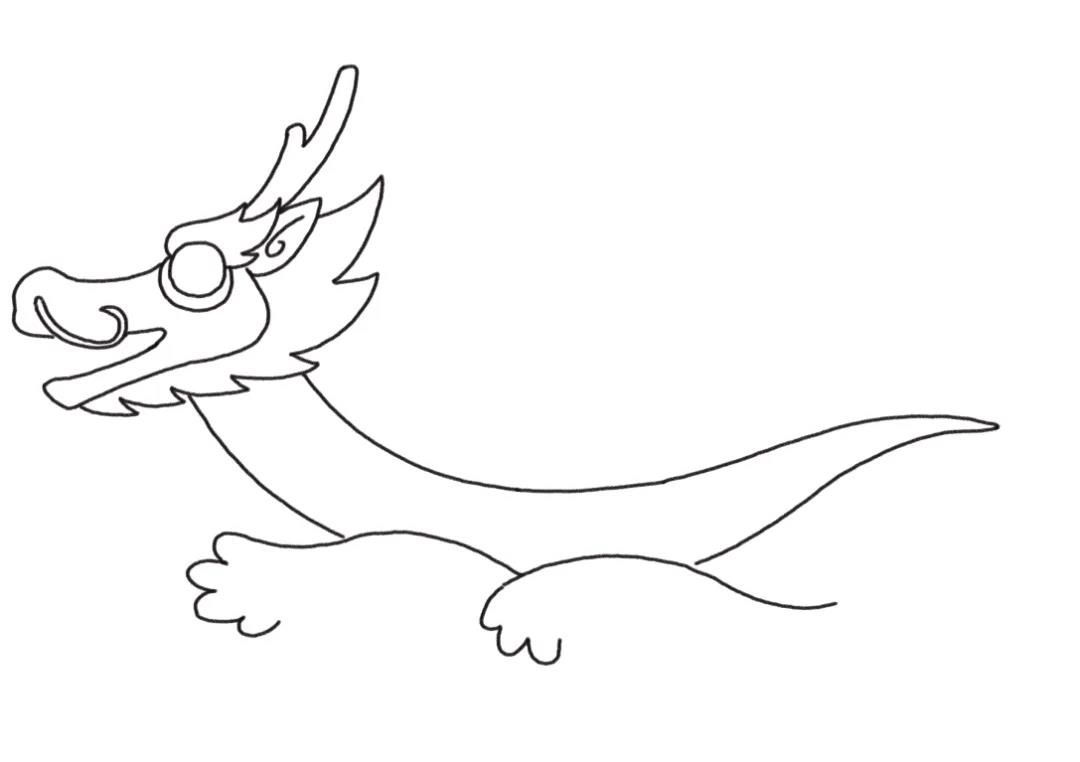 端午节赛龙舟简笔画图片-图3