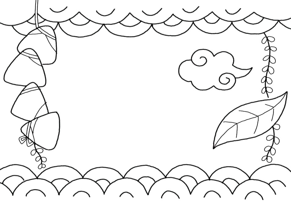 简单好画的端午节手抄报教程-图5