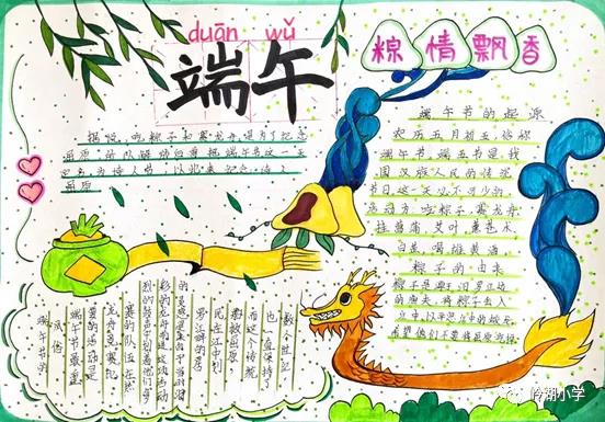 “浓情端午 悠悠粽情” 主题手抄报-图6