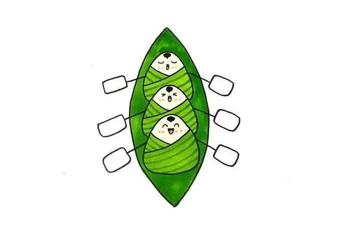 漂亮的端午节简笔画-图4