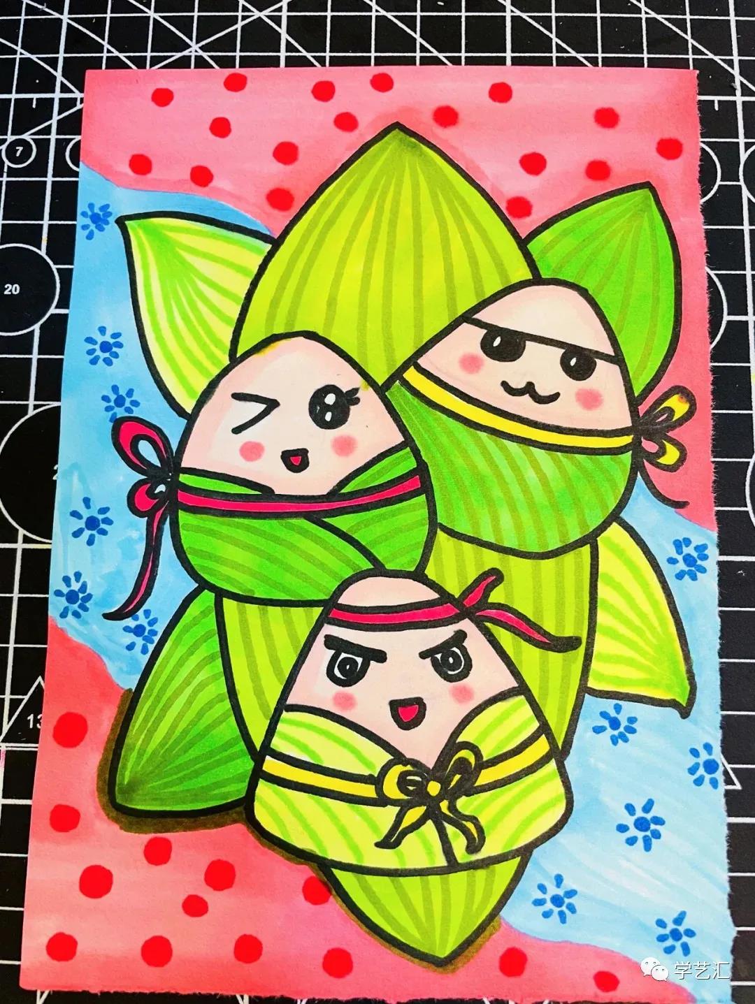 漂亮的端午节绘画一等奖-图4