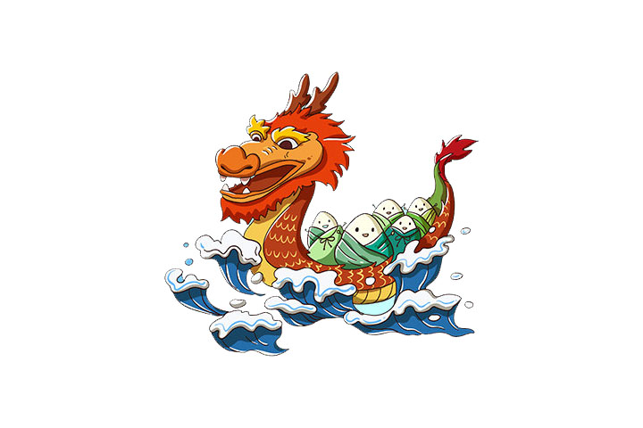 8张漂亮的端午节龙舟简笔画-图7