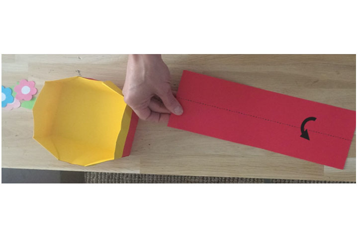 漂亮的花篮怎么折-图14