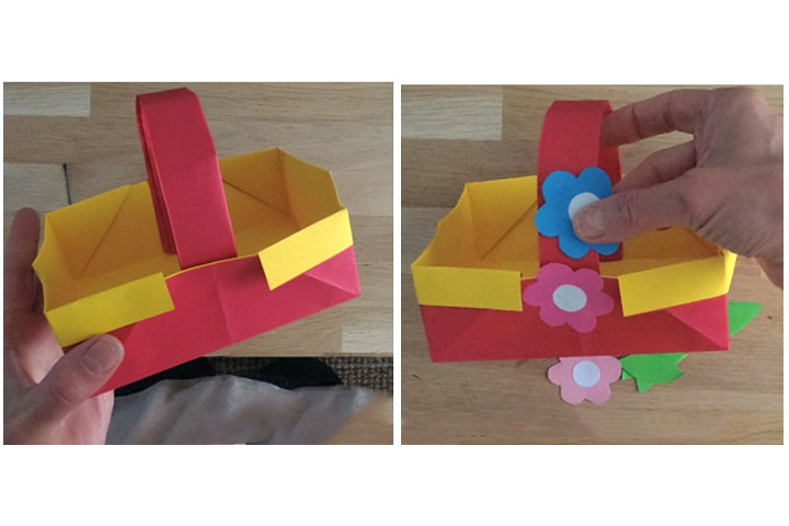 漂亮的花篮怎么折-图16