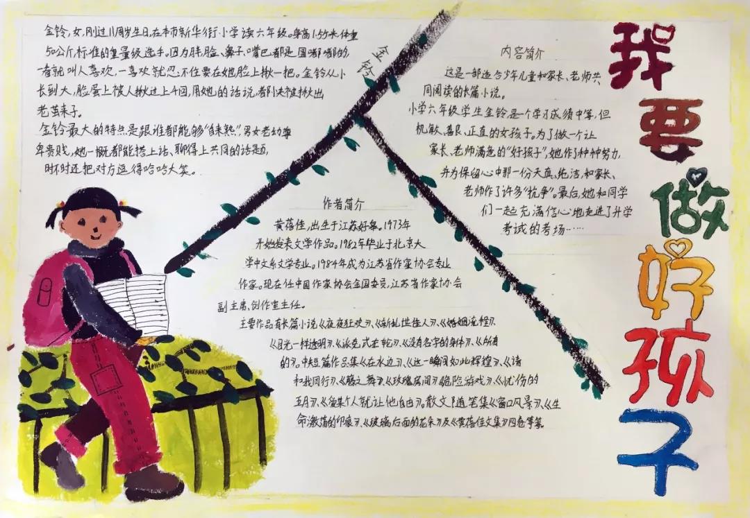 四年级我爱读书手抄报-图1