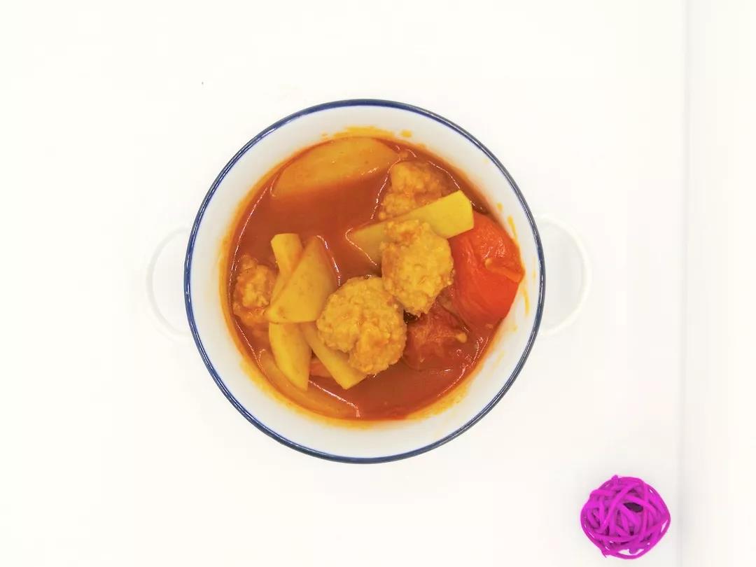 开胃的肉丸子。