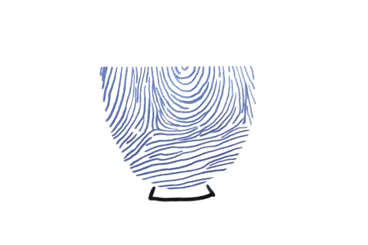 步骤2：画杯底。