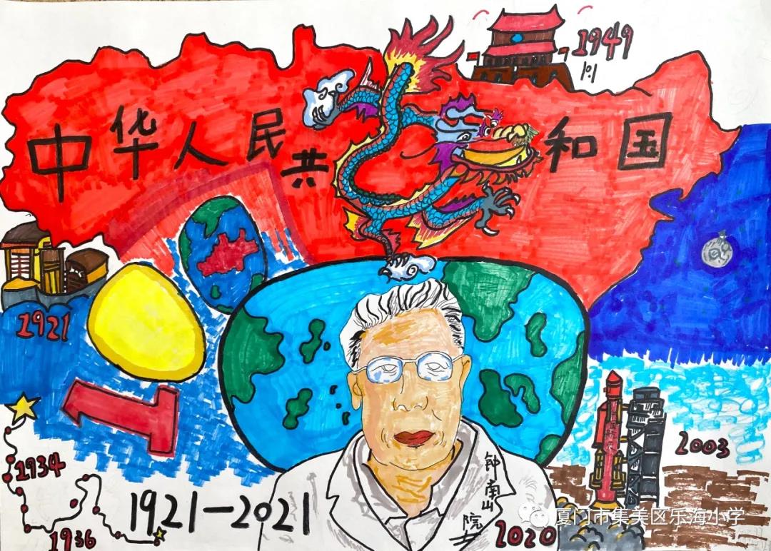 漂亮的建党100周年主题绘画-图7