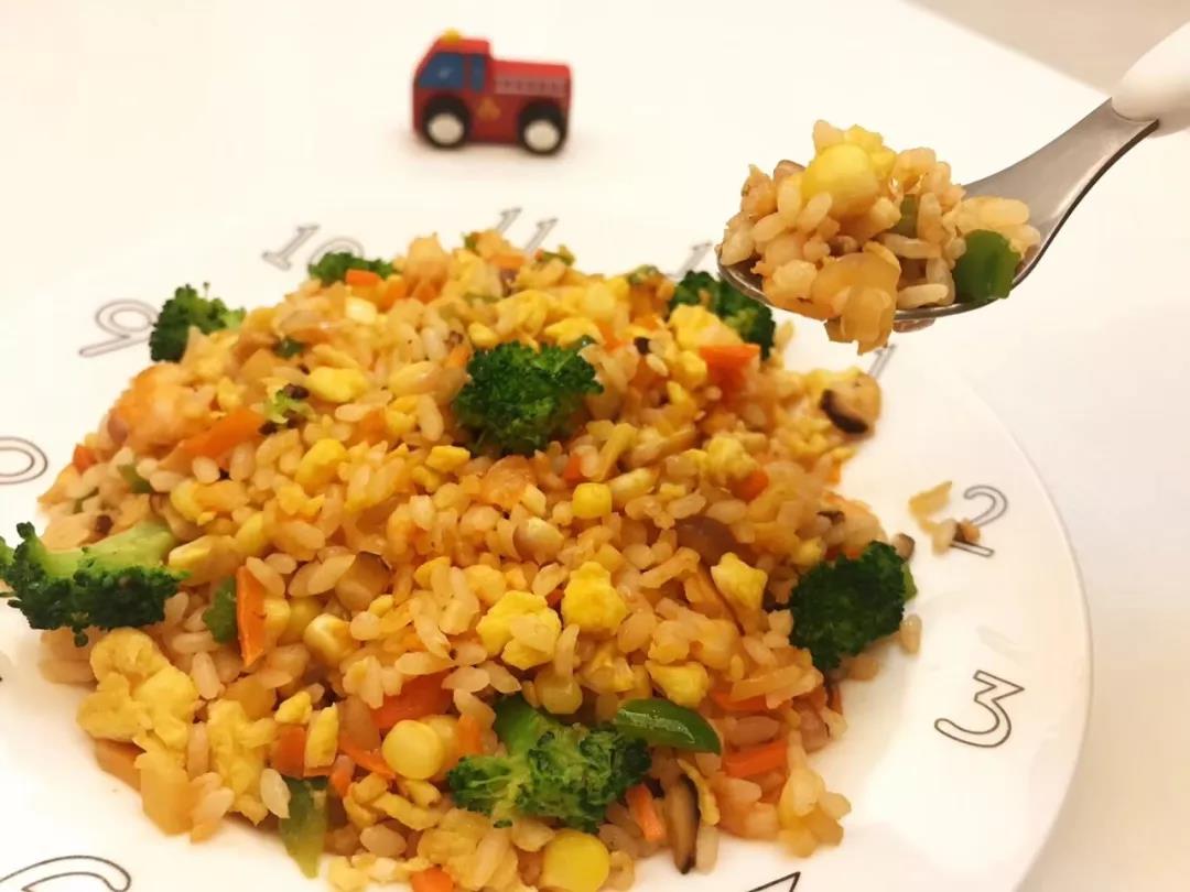 第13步：色彩鲜艳的米饭。