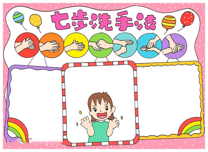世界洗手日手抄报怎么画-图4