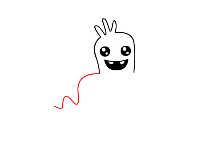 可爱的小怪兽怎么画-图5