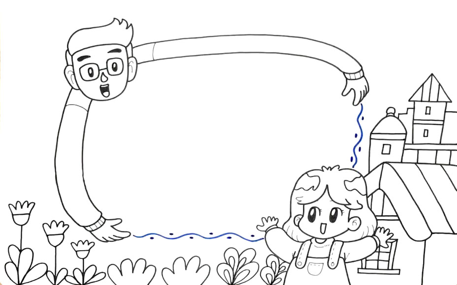 爸爸的节日 简单的父亲节手抄报-图4