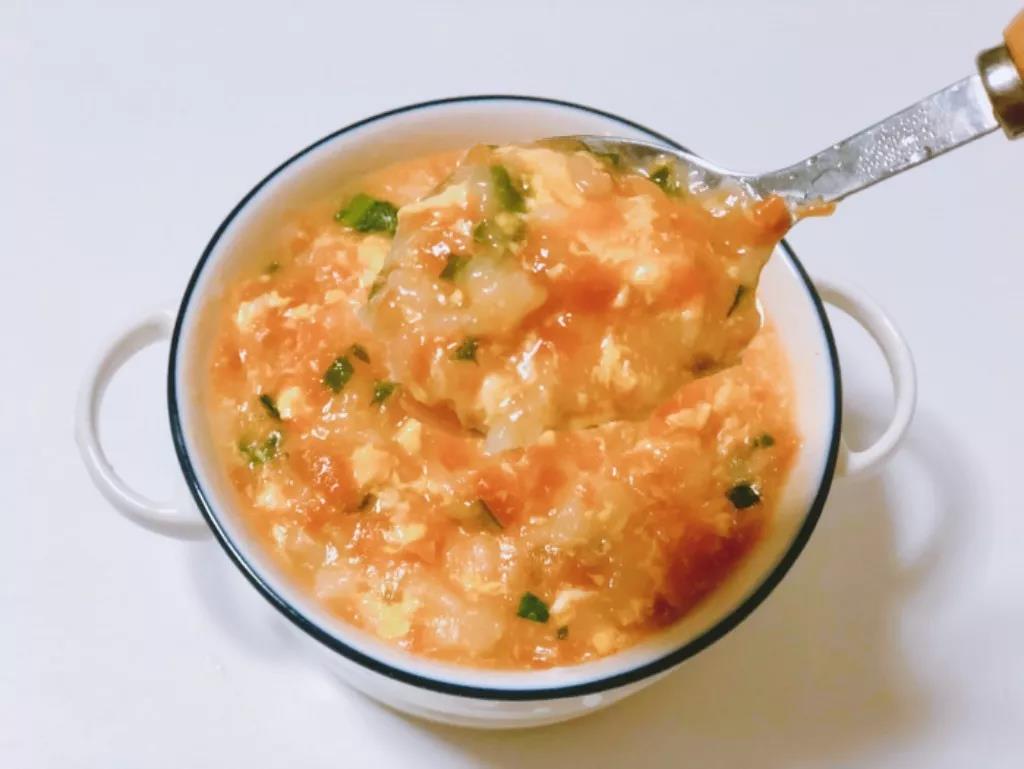 番茄鸡蛋疙瘩汤