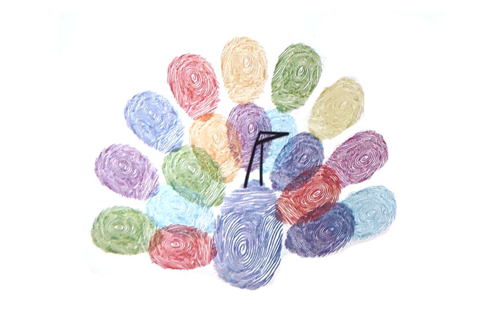 步骤3：画尖嘴巴和脖子。