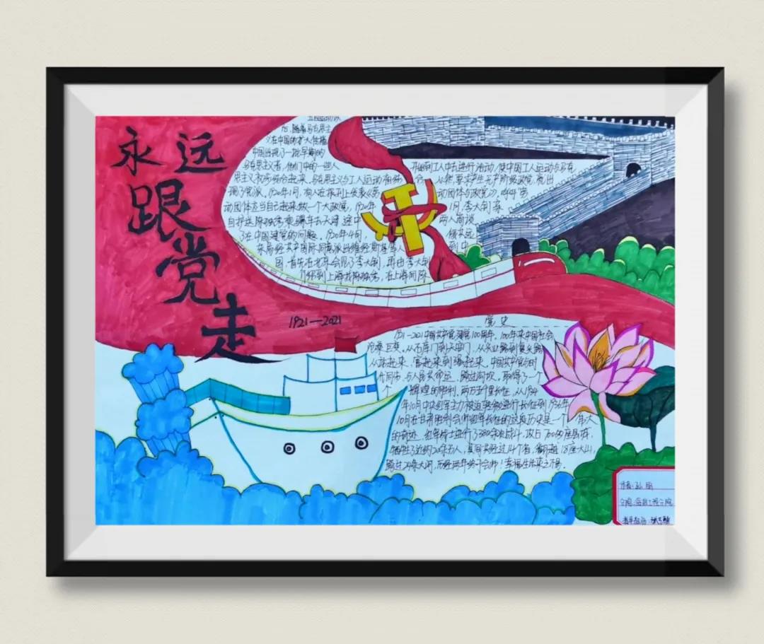 光辉的历程主题手抄报图片-图11