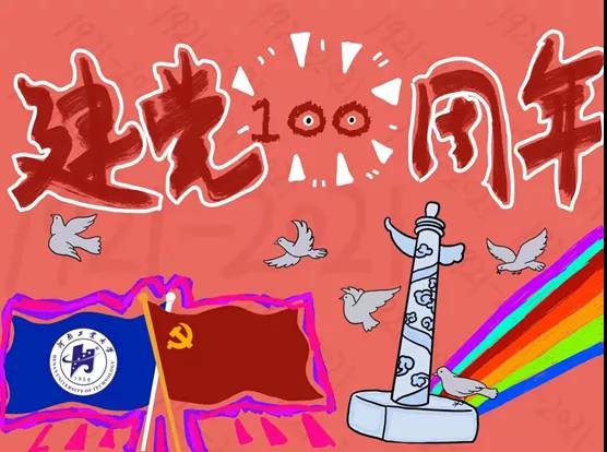 百年礼赞 我心向党 庆祝建党一百周年绘画图片-图3